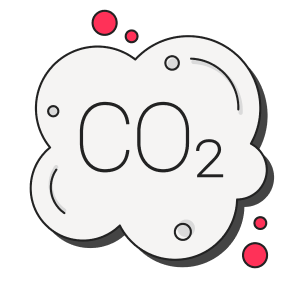 CO2 emissions icon